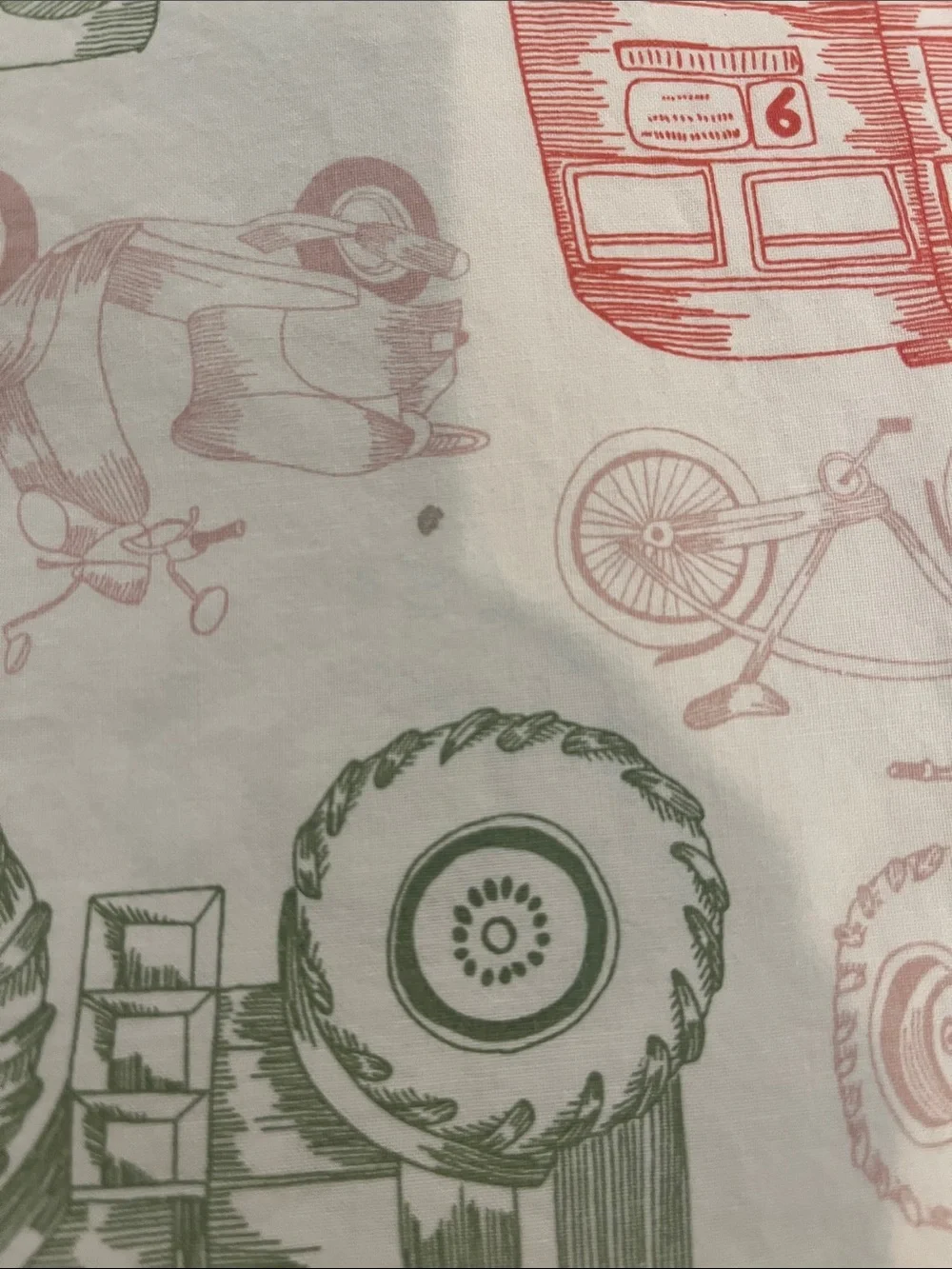 IKEA Twin Kid’s  Vehicle Print Cotton Duvet Cover